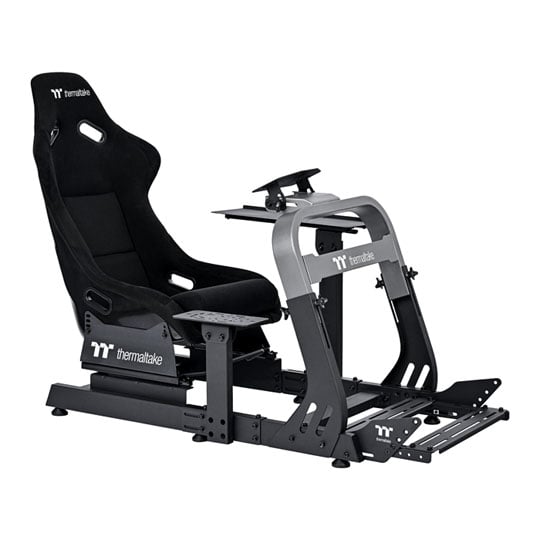 Thermaltake GR350 Racing Simulator Cockpit Black with Reclining Seat : image 1