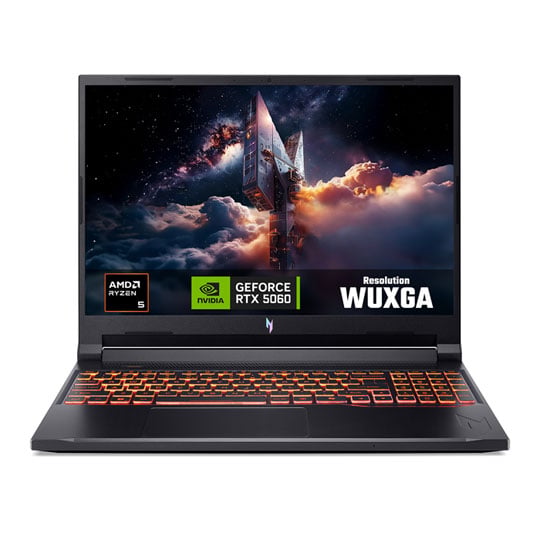 Acer Nitro V16 Ai ANV16-42 16" WUXGA IPS 165Hz AMD Ryzen 5 RTX 5060 Gaming Laptop : image 1