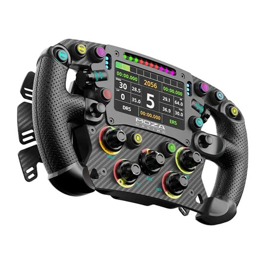 MOZA FSR V2 Formula Wheel Aluminium-alloy RGB Backlit Quick Release Steering Wheel : image 1
