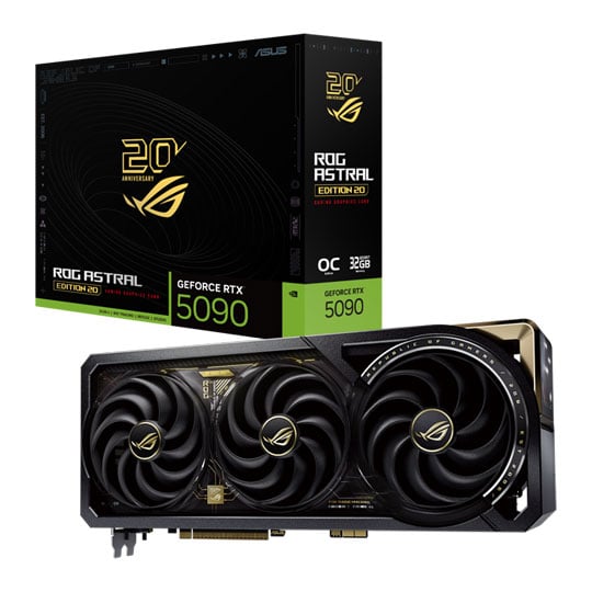 ASUS ROG ASTRAL NVIDIA GeForce RTX 5090 Edition 20 32GB Blackwell Graphics Card : image 1