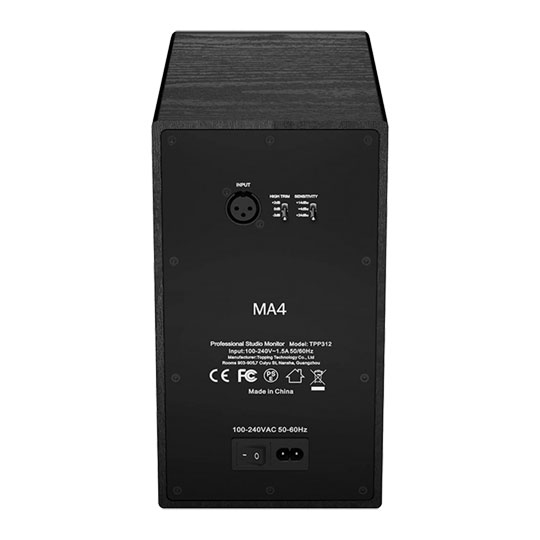 Topping Professional MA4 Active Studio Monitor (Single) Black : image 3