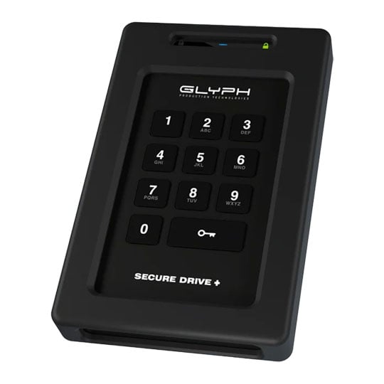 Glyph SecureDrive+ Encrypted Drive with Keypad 1TB HDD : image 1