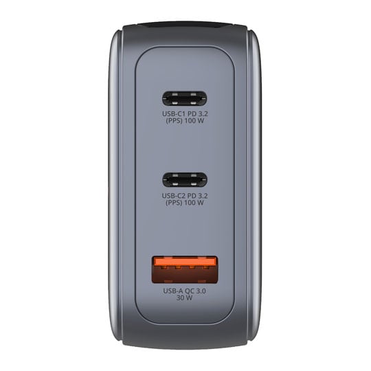 Verbatim Mini GaN Charger 100W 3-Port PD3.2 / QC3 Travel Wall Charger : image 3