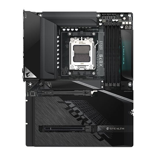 Gigabyte X870 AORUS STEALTH AM5 DDR5 PCIe 5.0 ATX Reverse Connector Motherboard : image 2