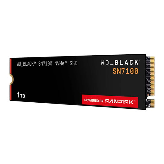 Refurbished Sandisk WD Black SN7100 1TB M.2 PCIe NVMe SSD/Solid State Drive