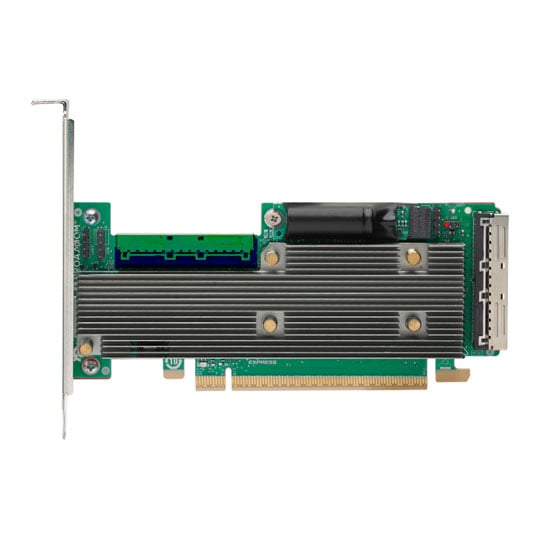 Broadcom MegaRAID 9760W-16i PCIe Gen 5.0 NVMe / SAS Host Interface RAID Adapter Card Broadcom MegaRAID 9760W-16i PCIe Gen 5.0 NVMe / SAS Host Interface RAID Adapter Card