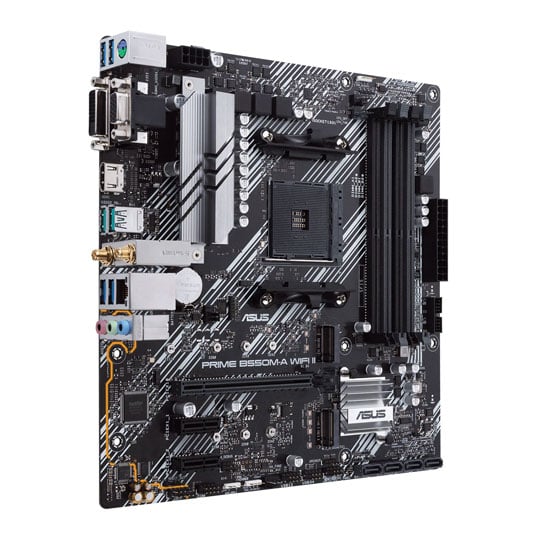 ASUS PRIME B550M-A Wi-Fi II + AMD Ryzen 5 PRO 4650G MPK CPU/Motherboard Bundle : image 2