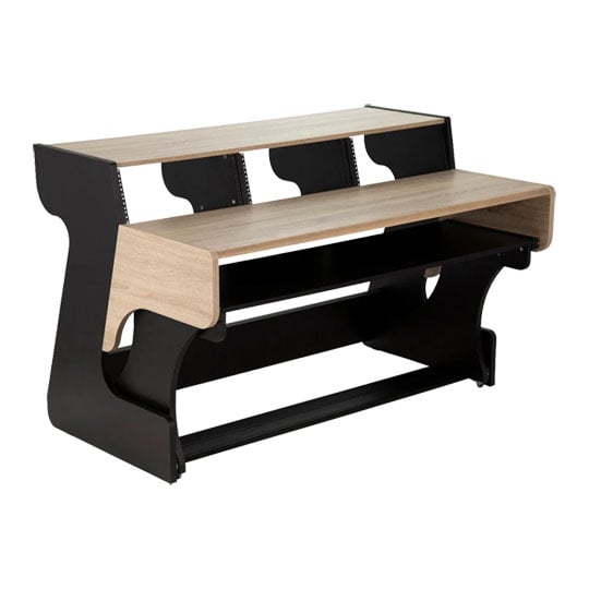 Zaor - Miza 88 XL FLEX Workstation Desk (Black Oak) : image 1