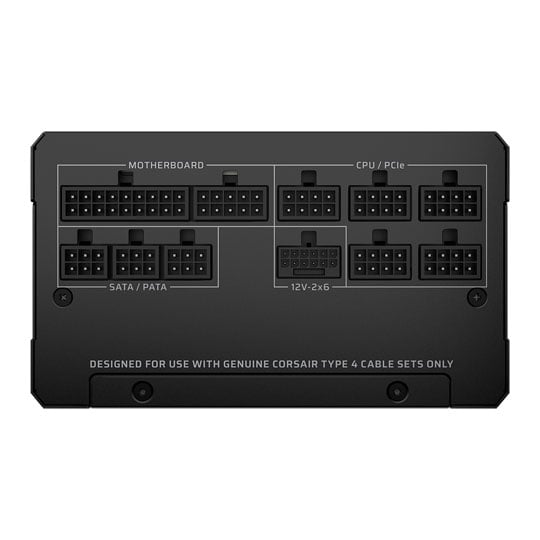 CORSAIR RM1200e 1200W Fully Modular Cybernetics Platinum Black Power supply : image 4