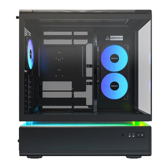 Montech TG7 Black RGB Mid Tower Tempered Glass PC Case : image 3