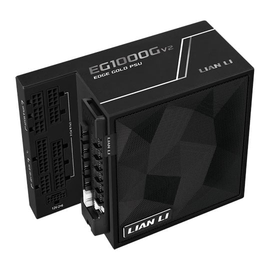 Lian Li EDGE Gold V2 1000W Cybenetics Gold ATX 3.1 Black Power Supply with EDGE Hub V2 Controller Lian Li EDGE Gold V2 1000W Cybenetics Gold ATX 3.1 Black Power Supply with EDGE Hub V2 Controller