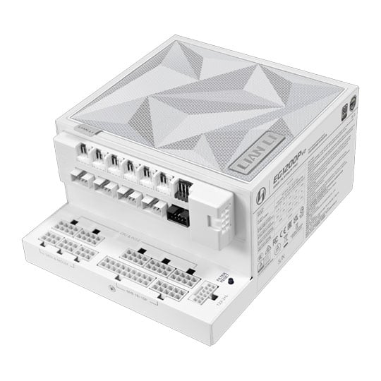 Lian Li EDGE Platinum V2 1200W Cybenetics Platinum ATX 3.1 White Power Supply with EDGE Hub V2 Lian Li EDGE Platinum V2 1200W Cybenetics Platinum ATX 3.1 White Power Supply with EDGE Hub V2