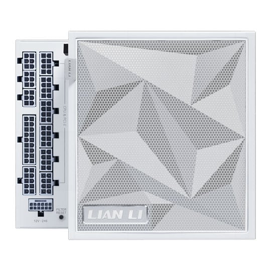 Lian Li EDGE Platinum V2 1350W Cybenetics Platinum ATX 3.1 White Power Supply with EDGE Hub ADV Lian Li EDGE Platinum V2 1350W Cybenetics Platinum ATX 3.1 White Power Supply with EDGE Hub ADV