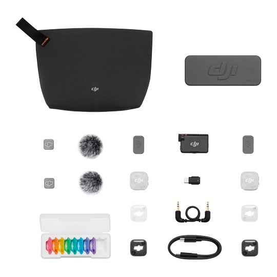 DJI Mic Mini 2S (2 TX + 1 RX + Charging Case) DJI Mic Mini 2S (2 TX + 1 RX + Charging Case)