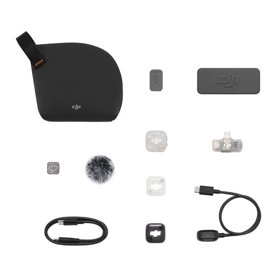 DJI Mic Mini 2S (1 TX + 1 Mobile RX + Charging Case) DJI Mic Mini 2S (1 TX + 1 Mobile RX + Charging Case)