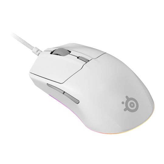 Steelseries Rival 3 Gen 2 White Optical Wired Gaming Mouse : image 3