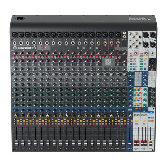 Soundcraft Signature Plus 22 Analogue Mixer with Rack-Ear Mounts : image 3