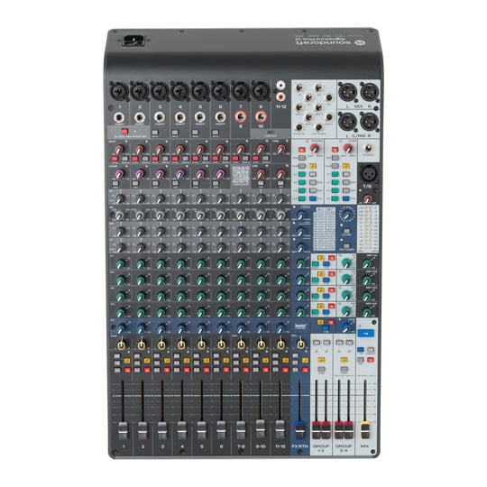 Soundcraft Signature Plus 12 Analogue Mixer with Rack-Ear Mounts : image 3
