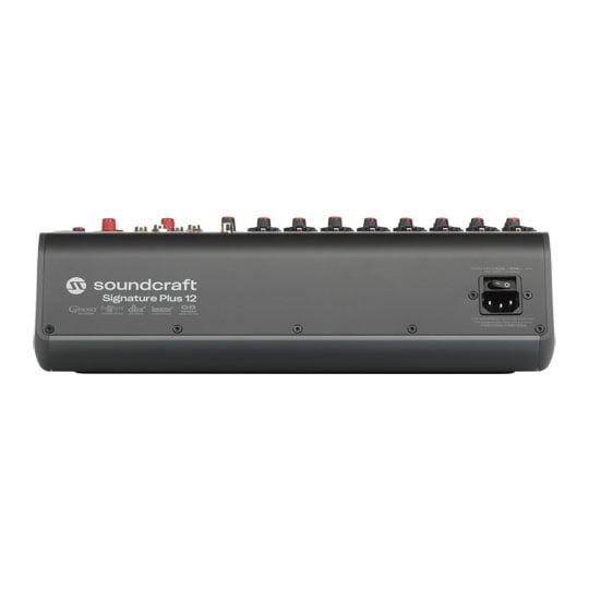 Soundcraft Signature Plus 12 Analogue Mixer with Rack-Ear Mounts : image 4