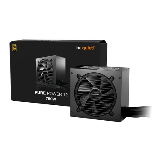 be quiet! Pure Power 12 750W 80+ Gold Wired Power Supply : image 1