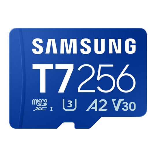 Samsung T7 256GB A2 V30 microSDXC UHS-I SD Card : image 1
