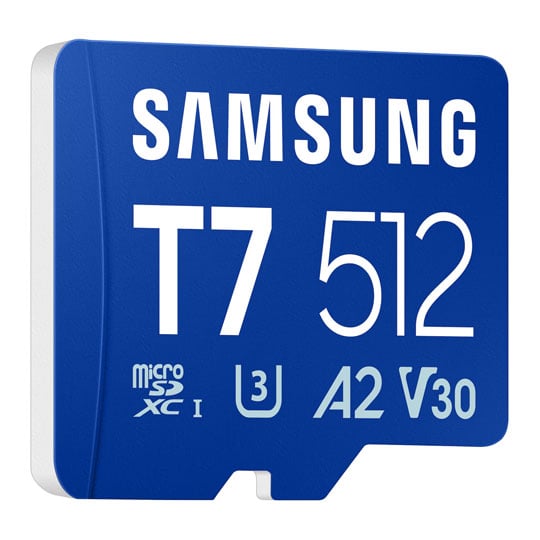 Samsung T7 512GB A2 V30 microSDXC UHS-I SD Card : image 2