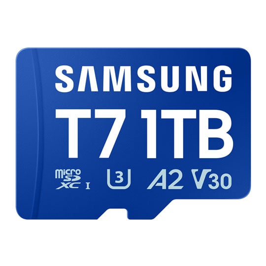 Samsung T7 1TB A2 V30 microSDXC UHS-I SD Card : image 1