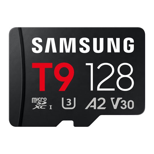 Samsung T9 128GB A2 V30 microSDXC UHS-I SD Card : image 1
