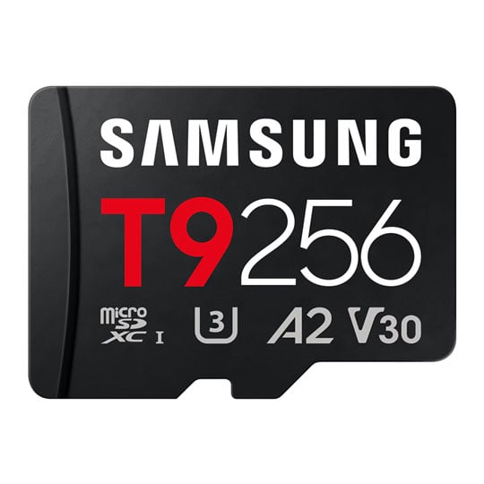 Samsung T9 256GB A2 V30 microSDXC UHS-I SD Card : image 1