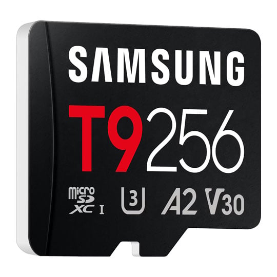 Samsung T9 256GB A2 V30 microSDXC UHS-I SD Card : image 2