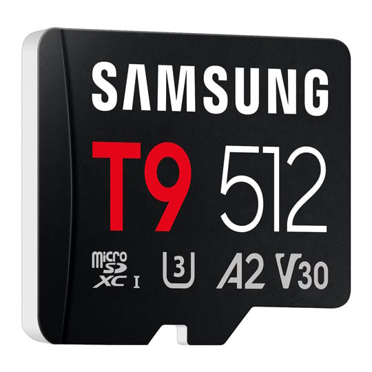 Samsung T9 512GB A2 V30 microSDXC UHS-I SD Card : image 2