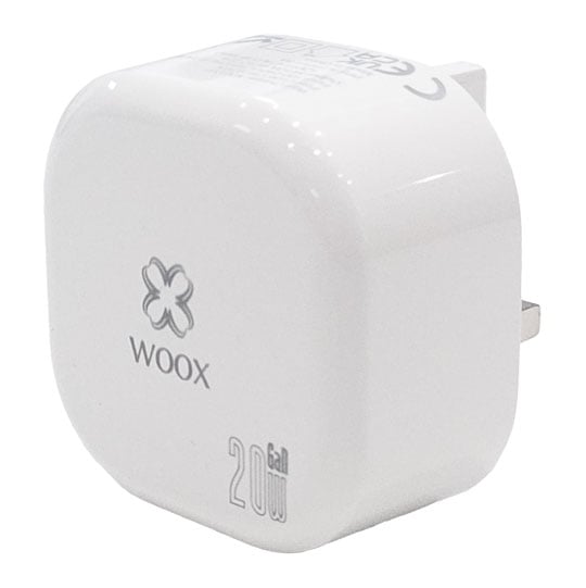 Woox MX0267 Single Port 20W USB-C GaN PD Wall Charger UK : image 4