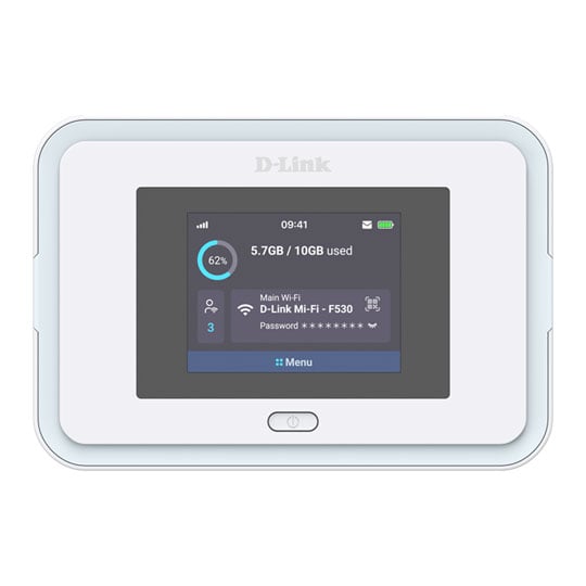 D-Link F530 5G NR AX3000 Wi-Fi 6 Mobile Hotspot D-Link F530 5G NR AX3000 Wi-Fi 6 Mobile Hotspot