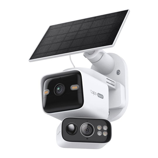 tp-link Tapo C93D Kit 2K Solar-Powered Dual-Lens Pan / Tilt Outdoor Wi-Fi Security Camera : image 1