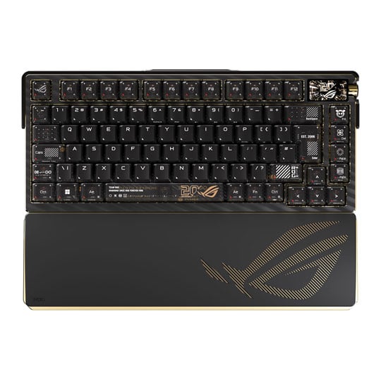 Open Box ASUS ROG Azoth Extreme Edition 20 Black ROG NX UK 75% RGB Mechanical Gaming Keyboard : image 2