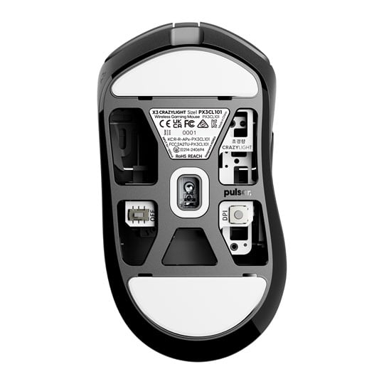 Pulsar X3 CrazyLight Mini Black Optical Wireless Gaming Mouse : image 2