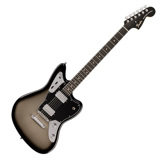 Fender Ltd Edition Player Fusion Jaguar Baritone Guitar Black : image 1