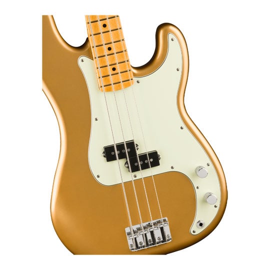 Fender 75th Anniversary Player II Precision Bass, Maple Fingerboard, Aztec Gold : image 2
