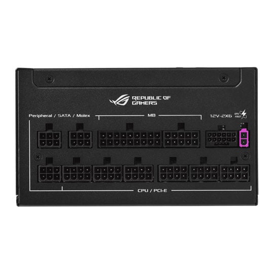 ASUS ROG Strix 1200W Fully Modular 80+ Platinum ATX 3.1 Black Power Supply : image 4