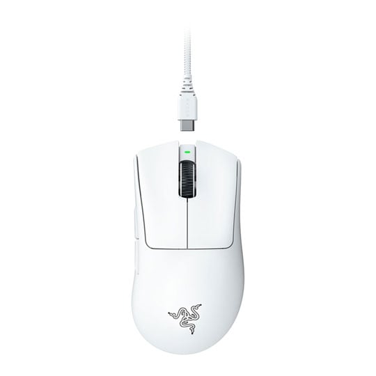 Refurbished Razer DeathAdder V3 Pro White Optical Wireless Gaming Mouse : image 1