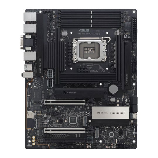 ASUS Pro WS Z890-ACE SE Z890 DDR5 PCIe 5.0 ATX Workstation Motherboard : image 2
