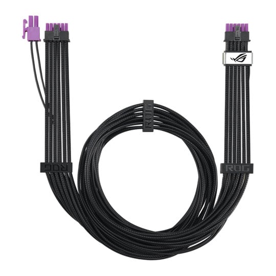 ASUS ROG Equalizer PCIe 5.1 600W 12V-2x6 17A Power Cable - Black : image 1