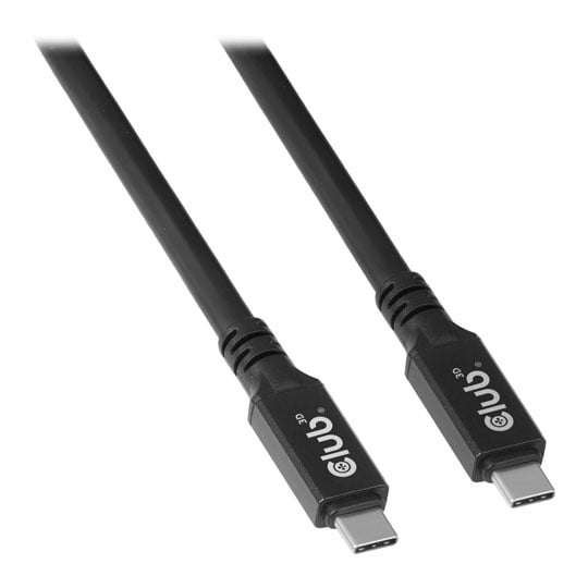 Club3D CAC-2509 9m Black 100W PD USB 4 Type-C Cable : image 3