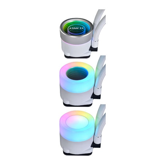 Lian Li Galahad II Trinity SL-INF 240mm White ARGB All-in-One Liquid CPU Cooler : image 3
