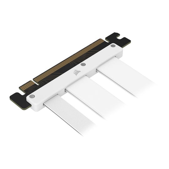 CORSAIR Premium PCIe 5.0 x16 White 175mm GPU Riser Cable : image 3