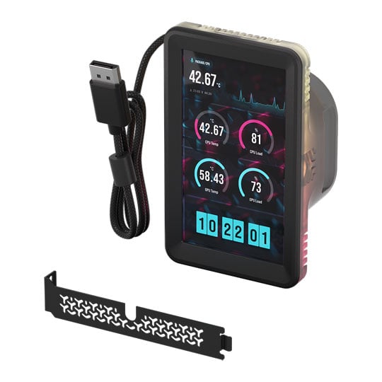 CORSAIR iCUE LINK 5" Black LCD Screen Module for Titan series : image 4