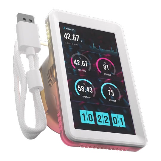CORSAIR iCUE LINK 5" White LCD Screen Module for Titan series : image 2