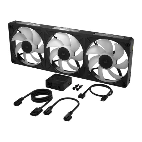 CORSAIR iCUE LINK RX360 II Unified Frame RGB Black PWM Fan w/ Hub : image 4