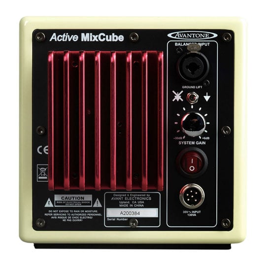 Avantone Active MixCubes Powered Full-Range Mini Reference Monitors (Single) - Buttercream : image 2