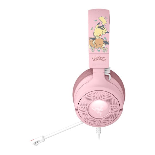 Razer Kraken V4 X Wired Gaming Headset - Pokémon Pikachu & Eevee Edition